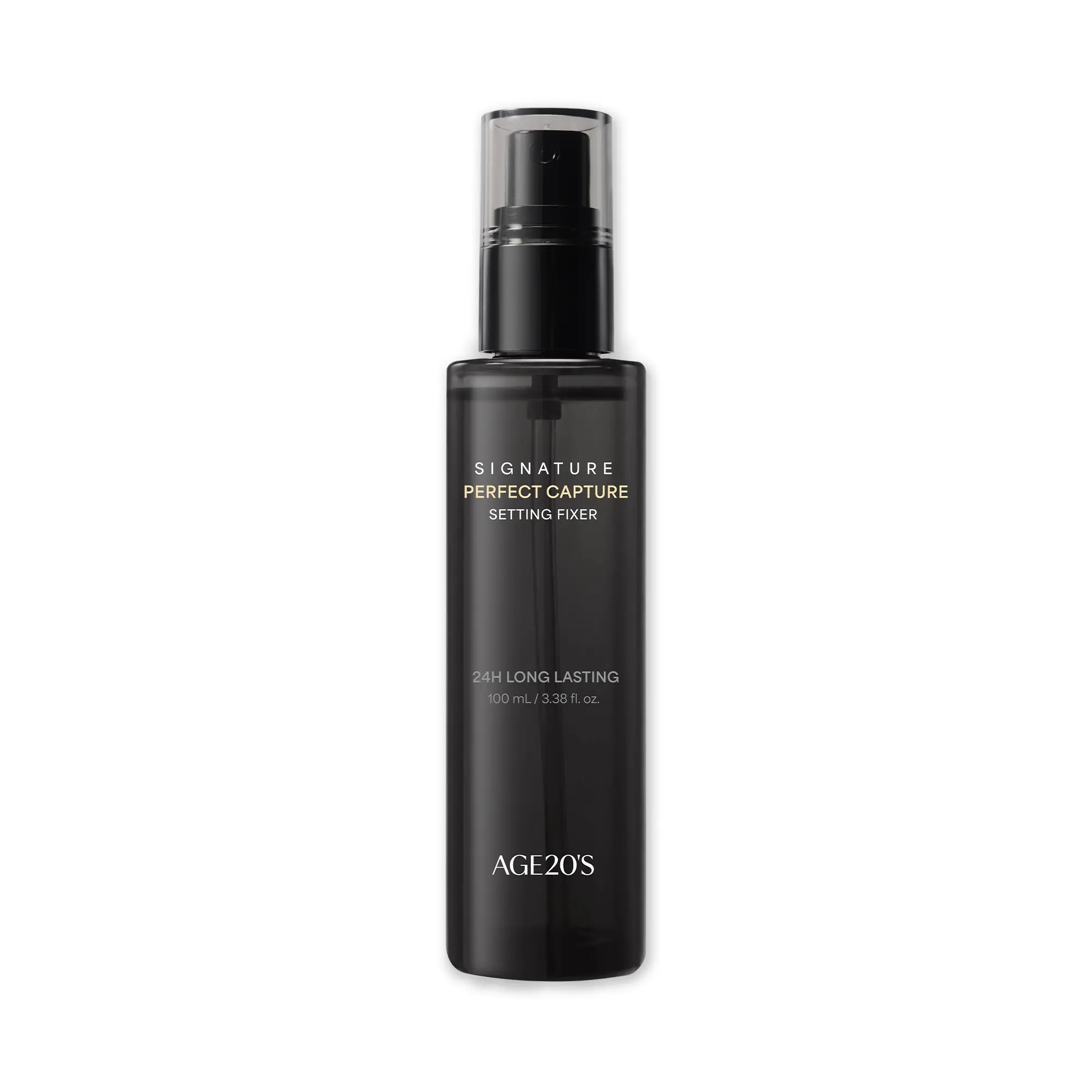 AGE20'S Signature Perfect Capture Makeup Setting Fixer (100ml/3.38 fl.oz) - 24H Long-Lasting, Oil-Control, Cooling Mist, Niacinamide Peptide Vitamin A Infused, Waterproof, Sweatproof Korean Skincare Setting Spray