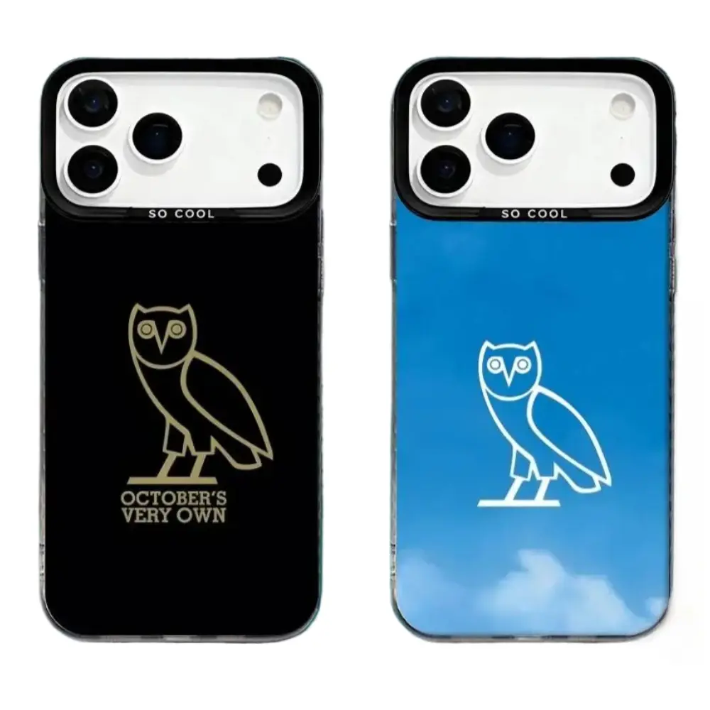 Drake O-OWL Ovo Phone Cases For iPhone 17 Promax Pro Air 16 Plus 15 14 13  12 11 HD Black IMD Matte Shockproof Protective Cover Perfect Christmas  Halloween Birthday Gift - TikTok Shop