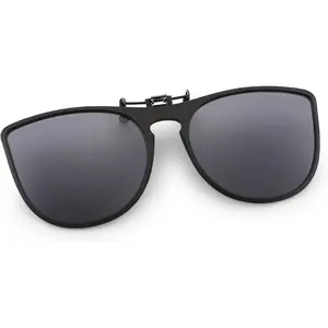 EyeconicFinds  Cat Eye Polarized Clip-On Sunglasses Men Women over Glasses Driving Outdoor B2764 Adjustable