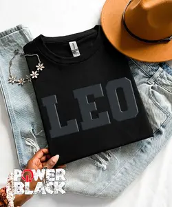Puff Leo (Black Puff Design)