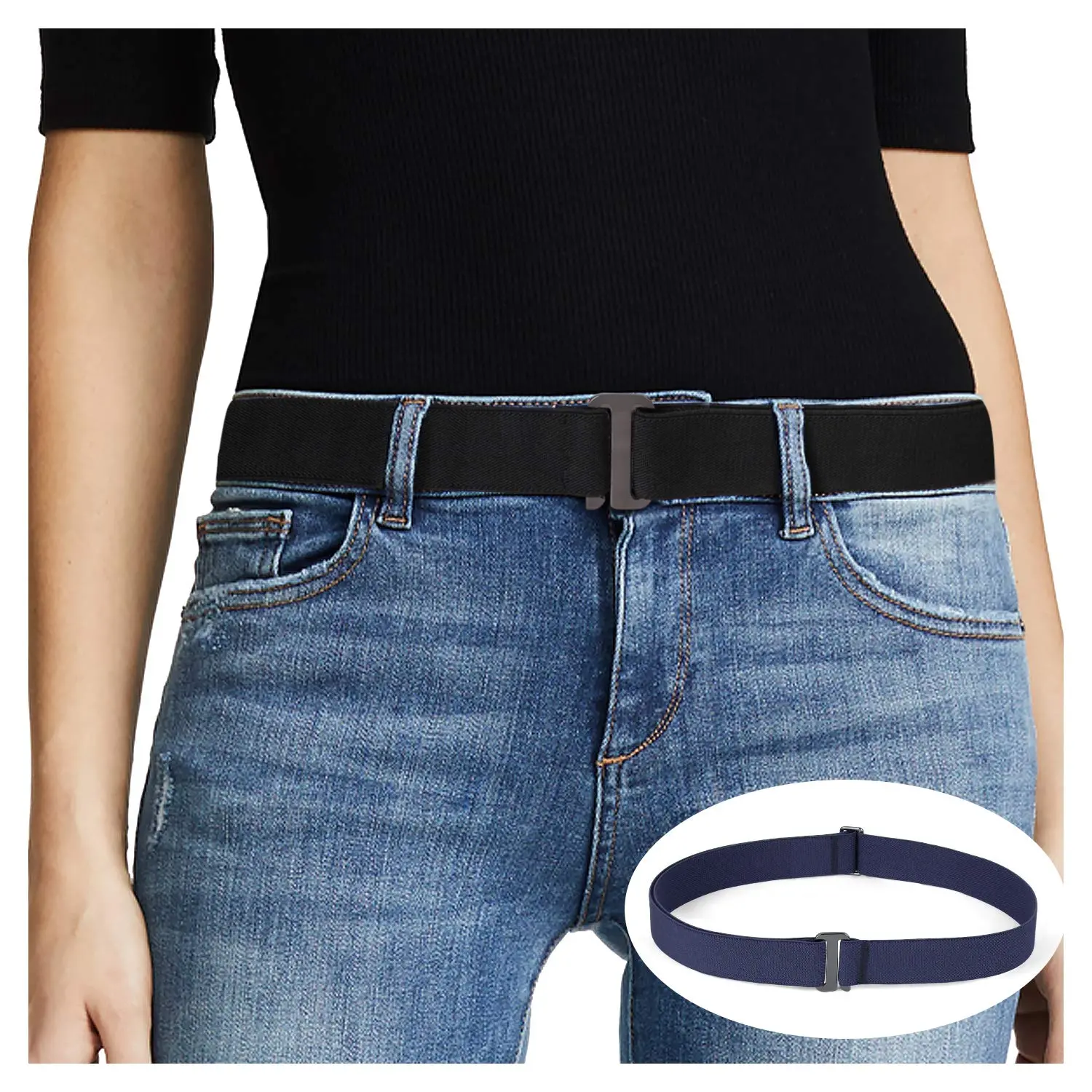 F-black+blue-guncolor Buckle