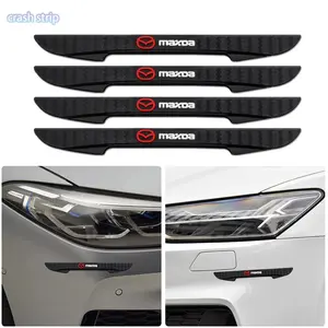 Mazda Car Bumper Edge Protector Stickers, 4pcs Anti-Collision Strips for Mazda 3 Axela Speed 6 Mx-5, Door Handle Scratch Protection