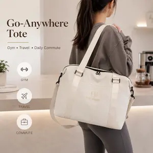 Mave Large-capacity multi-functional travel bag featuring multiple compartments, adjustable shoulder straps, waterproof material, and portable design. Ideal for gym workouts, travel, sports activities, and home yoga practice.