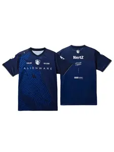 Team Liquid CS2 Jersey CSGO Esports Team Training Uniform Big Twistzz T-shirt Suitable for Both Men and Women Loose Sports Top