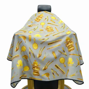 Barber Cape - Ice Gold -  Vintage Cutting Cape
