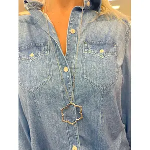 Magnolia Large Open Pendant Necklace