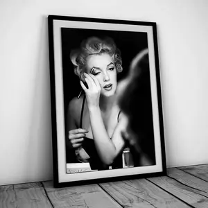Black And White, Beauty Room Decor, Marilyn Monroe Poster, Old Hollywood Print, Marilyn Monroe Print, Fashion Photography, Room Decor, Unframed