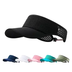 2pcs Outdoor Sports Sun Protection Hat, Tennis Cap, Golf Performance Hat, Breathable Quick-Dry Sweat-Wicking, UV Shielding, Lightweight Design - Men Women Adjustable Sun Hat for Tennis, Golf, Running