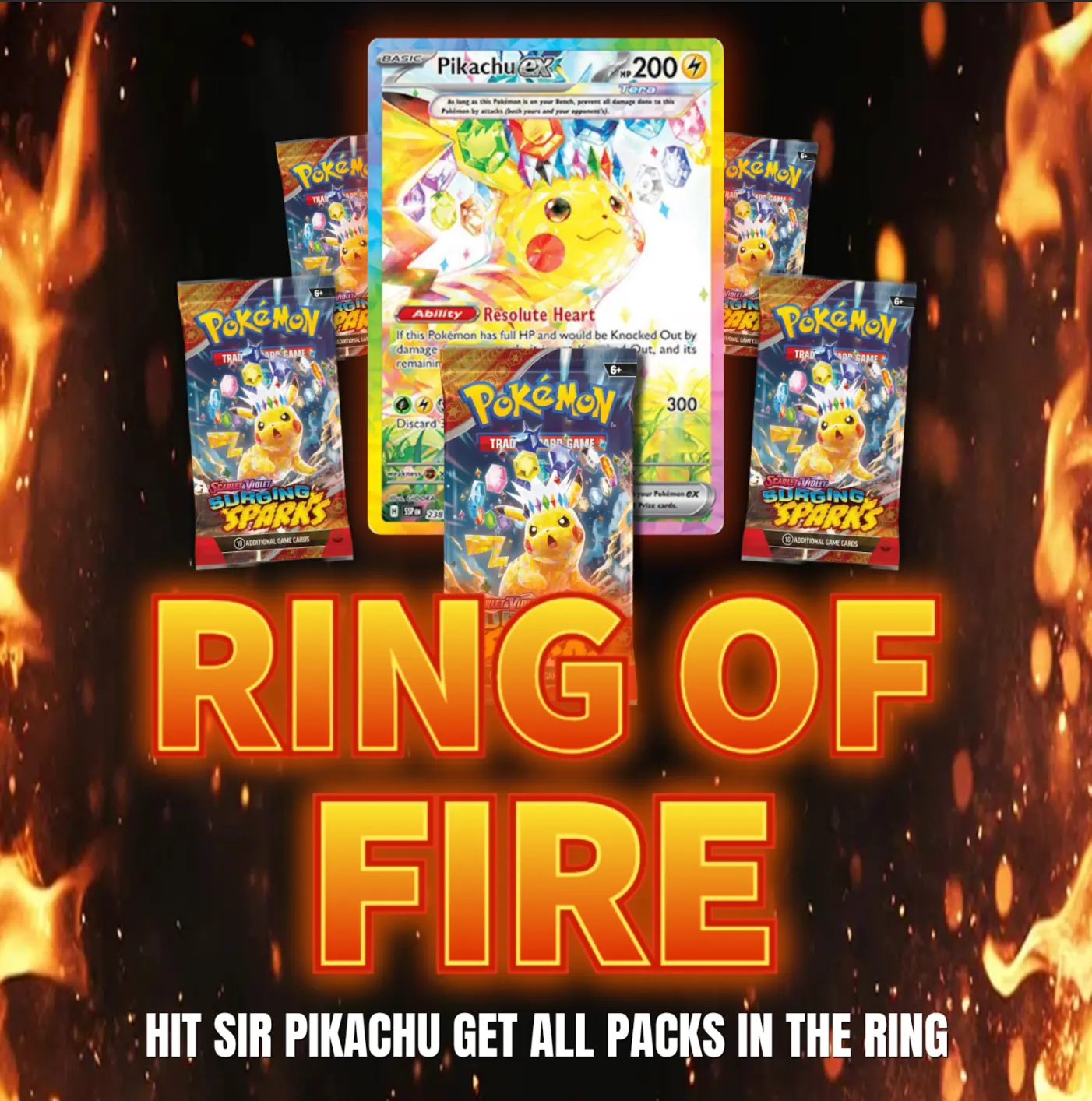 RING OF FIRE SURGING SPARKS (5 PACK)