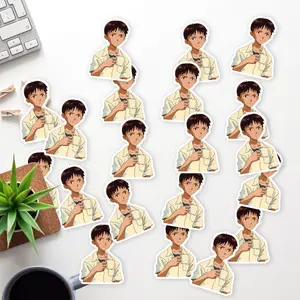 Stickers Pack 20 Pcs Shinji Colorful Bumper Aesthetic Looking Bike Vinyl Laptop Stern Luggage Holding Water Car Guitar Bottle Waterproof Skateboard