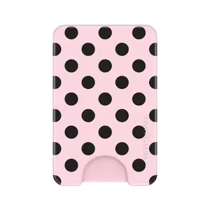 Princess Pink Polka Dot MagSafe Wallet