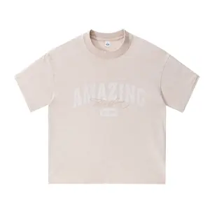 Combed Cotton Men's Short Sleeve T-Shirt Unisex Summer New Casual American Style Couple Washed Trendy Brand Pure Cotton embroidery  sweater Womenswear Clothes summer party funny  tshirt sinjindrowning  merch fashion men Tops Black