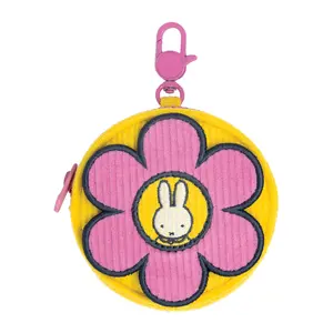 Miffy Flower Corduroy Whatever! Makes You Happy Bag Charm