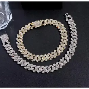 Iced Cuban Link Chain Bracelets for Men & Women