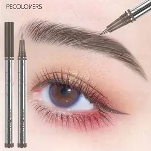 Liquid Eyeliner & Eyebrow Pencil, Waterproof, Sweatproof, Long-lasting, Non-smudged, Suitable for All Makeup Looks, Eye Makeup, Cosmetic