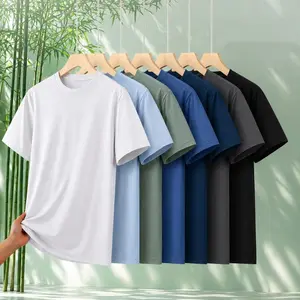 Pure cotton T Shirt Ultra Soft Breathable Cotton Natural Material Casual Basic Tee Shirt Undershirt Crewneck Streetwear Menswear SummerVibes