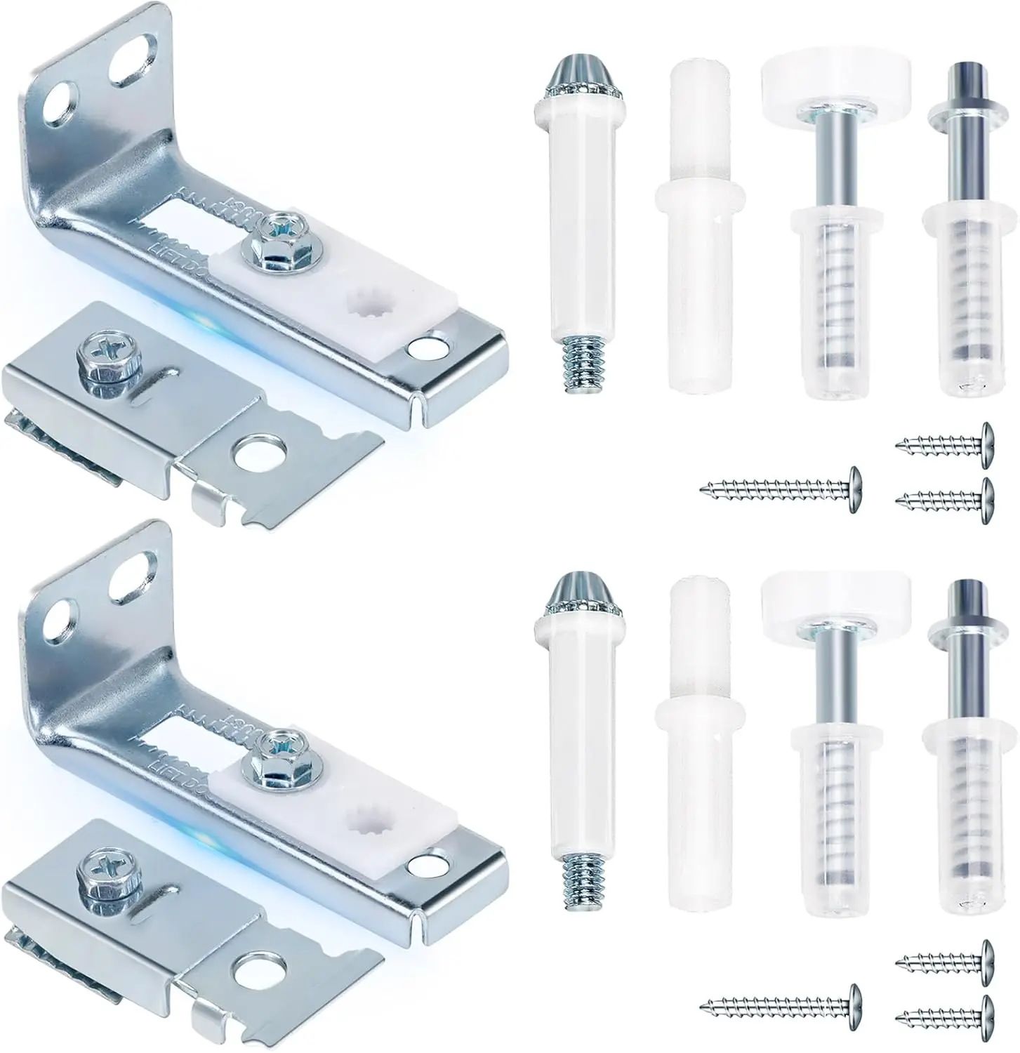Bifold Door Hardware Repair Kit, 2-Pack Bifold Closet Door Hardware Kit Folding Door Hardware Repair Replacement Tool Kit