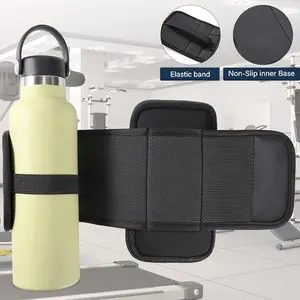 Magnetic Fitness Bag with Zipper Pocket and Phone Stand, Includes 4 Magnets, Universal Holder for Phones Keys Headphones, Outdoor Sports Essential