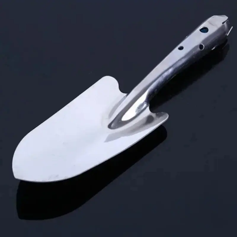 Practical  Compact Stainless Steel Small Shovel for Planting Flowers Gardening Tools for Potted Plants Succulent Flower Shovel Durable Metal Shovel