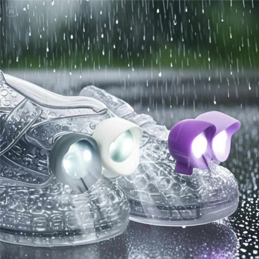 Outdoor Sports Waterproof Portable Battery Powered LED Shoe Light, Rechargeable 3 Lighting Modes Shoe Light, Shoe Lights for Nighttime Cycling, Walking, and Dog Walking