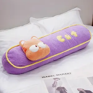 New Giant Size Colorful Cartoon Big Eyes Animals Plush Pillow Soft Soothing Sleeping Pillow Back Pillow Kawaii Home Decor