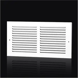 12x6 Return Air Vent Cover for 12 x 6 inch Duct Opening, Cold Air Return Vent Cover for Wall or Ceiling,Solid Steel HVAC Vent Cover,AC Return Air Grille Without Filter Housing,Outer Size:13.75"X7.75"