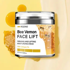 ROZINO Bee Venom Face Lift Cream with 1% Collagen - Firming & Lifting Moisturizer for Enhanced Skin Texture & Hydration 50ml