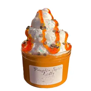 Pumpkin Spice Latte - Arctic Slime - Slimes - Sensory Toy for Kids and Adults - Fall Slime Collection - Clay Slime - Slime Kit - DIY Slime