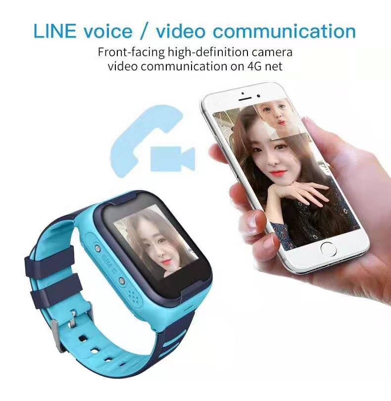 Torntisc Kids Smart Watch SOS Anti-lost Baby 4G SIM Card GPS WIFI Call Location LBS Tracking Smartwatch