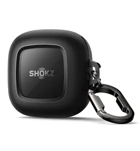 SURITCH for SHOKZ OpenFit Case Cover[ONLY CASE, No Buds Included], Shockproof Magnetic Cases for SHOKZ OpenFit Open-Ear Earbuds True Wireless Bluetooth Headphones, Protective Cover with Magnetic Lid Lock & Carabiner