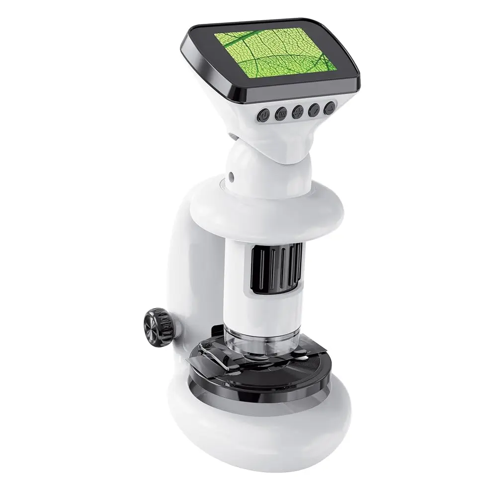 Contixo 3-in-1 WiFi Enabled Digital Microscope for Kids, 2.4" LCD Screen, 200X-1000X Zoom, Photo&Video Recording