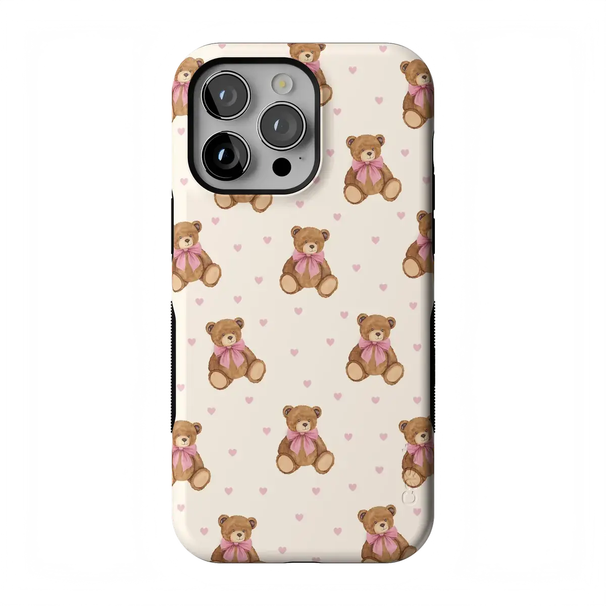 Casely iPhone 13 Pro Max Case | Cuddle Up | Teddy Bear | Bold Protective Design | Compatible with MagSafe