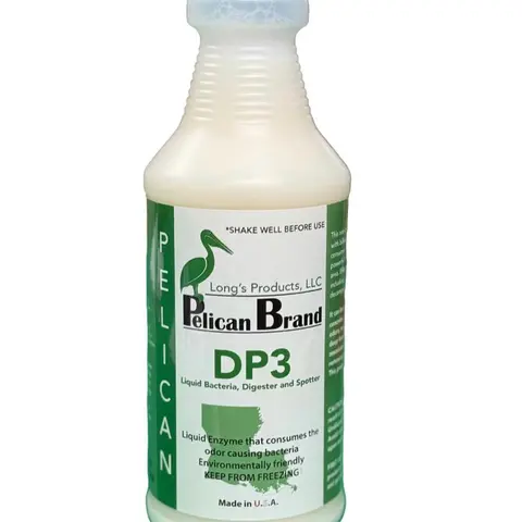 Pelican Brand DP3 1 Qt Liquid Enzymatic Cleaner - Spot Stain Eliminator, Bacteria Digestion Solution, Odor Removal Spray, Deodorizer, Bathroom & Home Cleaning Supplies