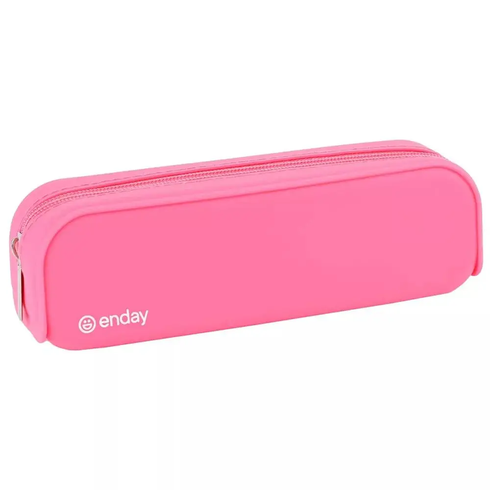 Enday Silicon Pencil Case, Silicon Pencil Pouch Aesthetic, Cute Pencil Pouch, Small Pencil Pouch, Portable Small Pencil Case