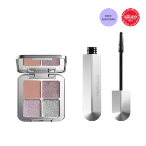 TT exclusive - r.e.m. beauty by Ariana Grande sweet dreams eyeshadow quad makeup + free mascara (GWP) - long wearing, clean, talc-free, vegan, buildable color