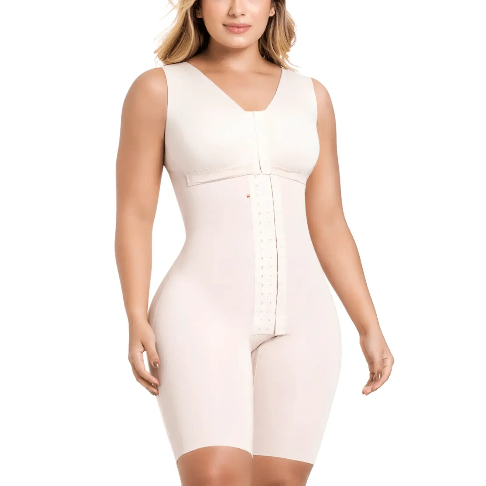 SONRYSE M187BF Women's Colombian Cotton Post-Surgery Faja Bra - BBL & Lipo Compression Garment, Adjustable, Smooth, Elegant Shapewear, Soft, Fit, 3XL, Elastane, Body Slimming, Do Not Bleach