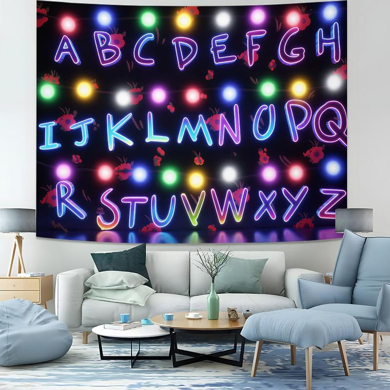 Home Decor With Quirky Stories, Creative Letter Lights, Patterned Tapestries, Fashionable Room Flags, Unique Wall Art In Living Rooms And Bedrooms, Suitable For High-End Decoration In Various Places