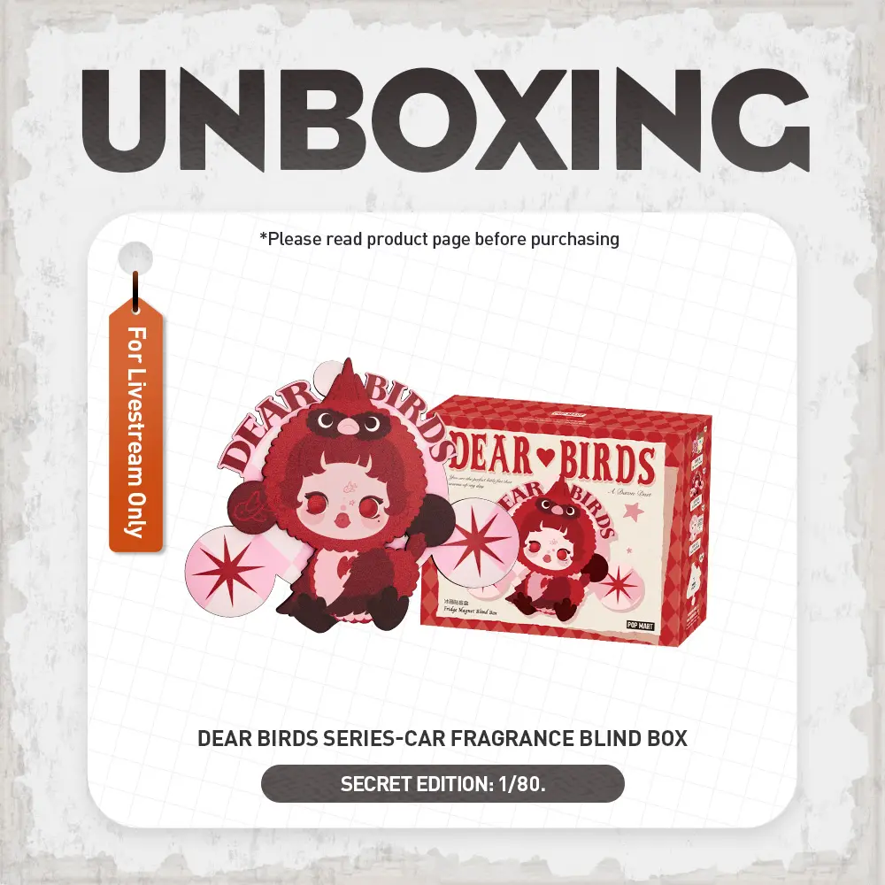 Unboxing-【NEW】POP MART Dear Birds Series-Car Fragrance Blind Box-3.0