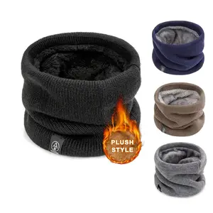 Winter Thickened Double Layer Windproof Warm Neck Gaiter, Outdoor Cycling Skiing Neck Warmer, Neck Warmer for Men & Women, Valentine's Day Gift