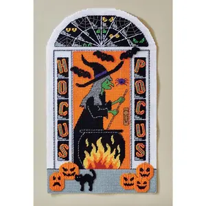 Hocus Pocus Plastic Canvas Wall Hanging Kit