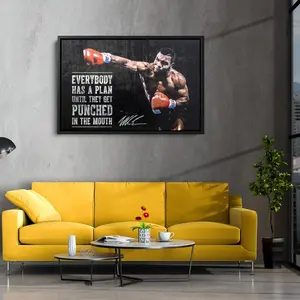 Mike Tyson Boxing Motivation Poster, Inspirational Quote Wall Art, Champion Mindset Decor, Sports Printable Art for Home Gym Office, Gift Idea for Him