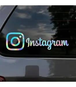 Custom Instagram Username Car Window Decal Premium Weather Resistant Vinyl for Business Vehicles Realtors & Small Businesses Easy Peel Install