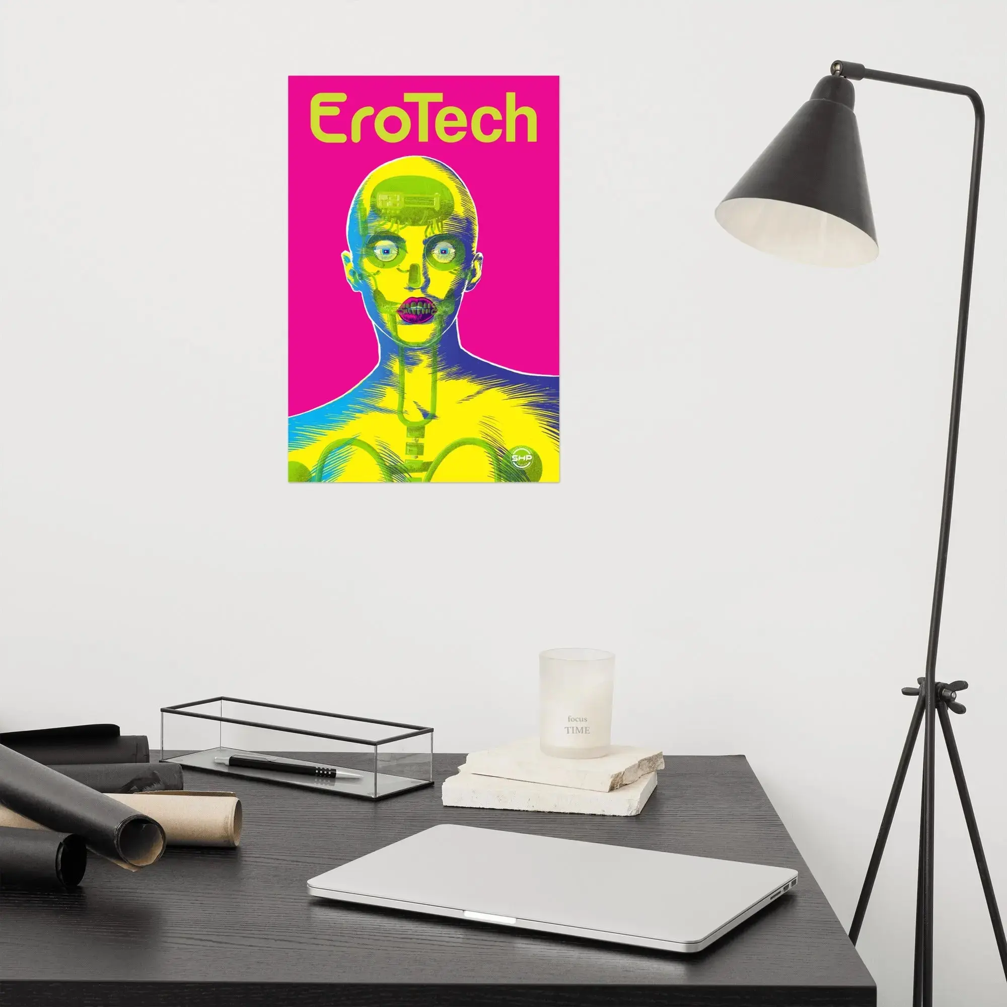 EroTech Tech Poster – Museum-Quality Matte Wall Art, 10.3 mil Thickness, Ideal for Room Decor, Hanging Art Print, and Artistic Decorative Display