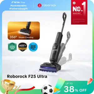 Roborock F25 series Ultra Steam Wet Dry Vacuum Cleaner, 356°F Steam Mop & 187°F Hot Water Cordless Vacuum Mop All in One, Floor Washer with Blue Light, 194°F Self-Cleaning, 180° Lay-Flat, AI Assitant Wheels #summerwins #fathersdaygift summerwins