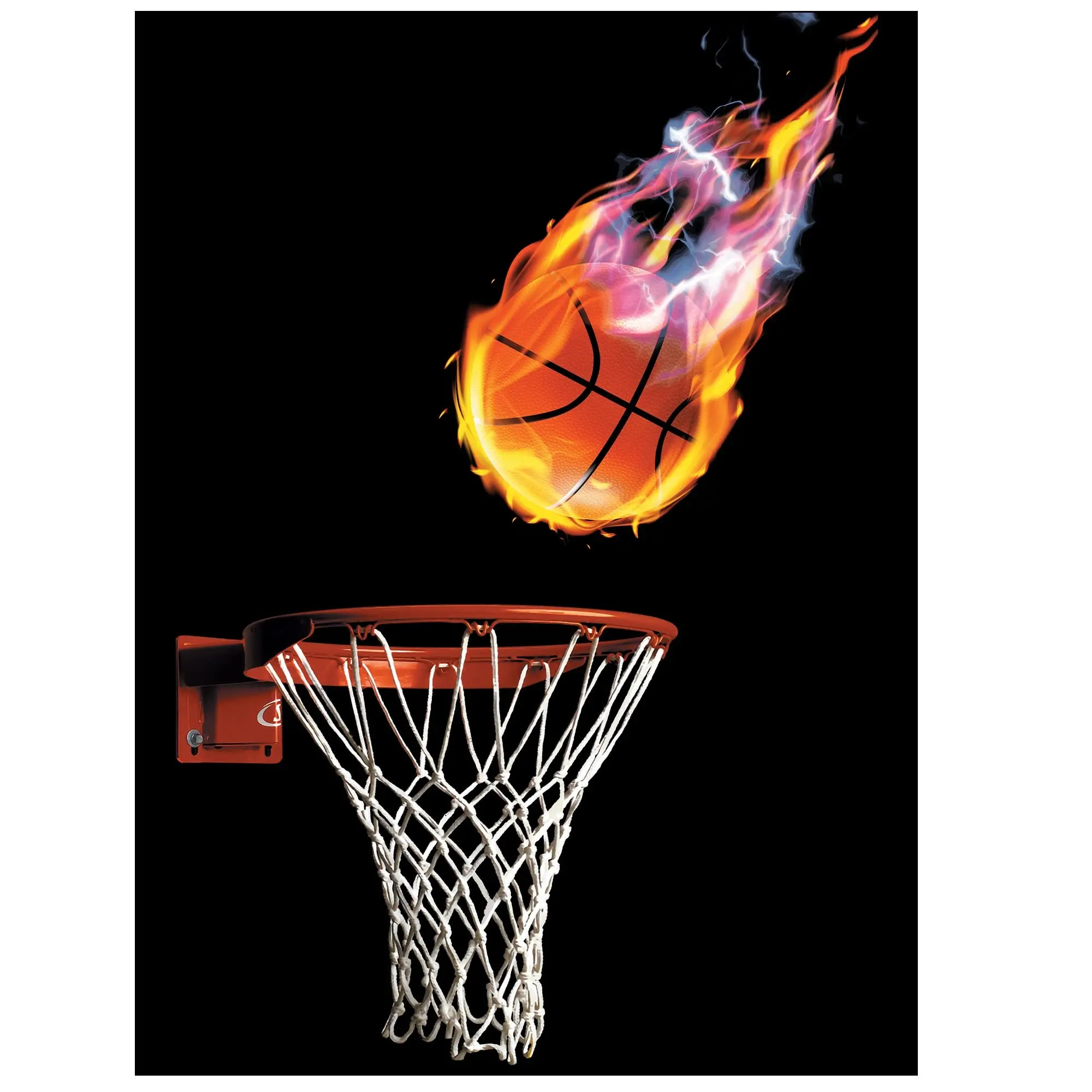 Basketball Decor - Basketball Posters for Boys Bedroom for Wall Decals for Boys Bedroom- Basketball Wall Decor for Boys and Girls Room - Boys Room Decorations for Bedroom - Basketball Wall Decor