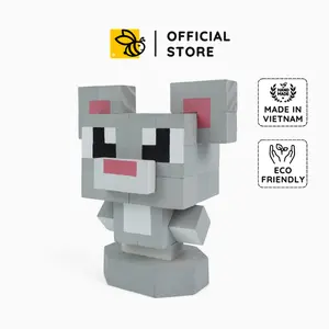 Rat Zodiac Wood Model - Handmade 12 Chinese Zodiac Animal, DIY Wooden Toy, Unique Gift for Him & Her