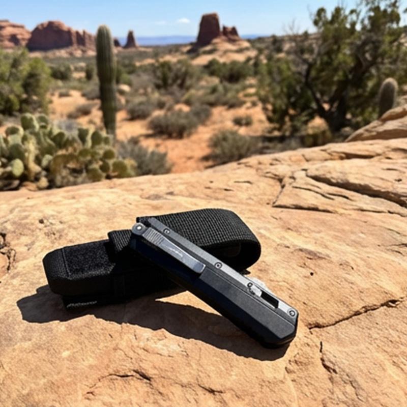 EDC Pocket Folding Knife – Non-Slip Nylon Fiber Handle, Compact Multi-Tool for Camping, Fishing & Outdoor Use