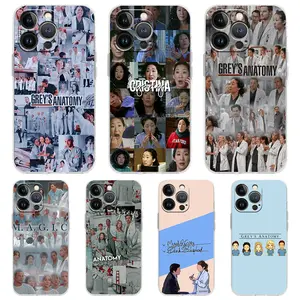 Greys Anatomy Soft Transparent Phone Cases For iPhone 17 Promax Pro Air 16 Plus 15 14 13 12 11 Shockproof Shell Fundas Cover