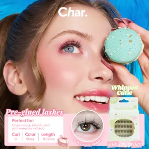 Whipped Cutie - Pre-Glue Lashes, Natural, Soft ,Sweet , C-Curl 11-12mm