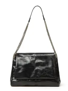 Vintage Large Chain Crossbody Bag, Summer Embroidered Shoulder Bag, Unique Design, Flap Pocket Design, Small Batch, Perfect for Casual